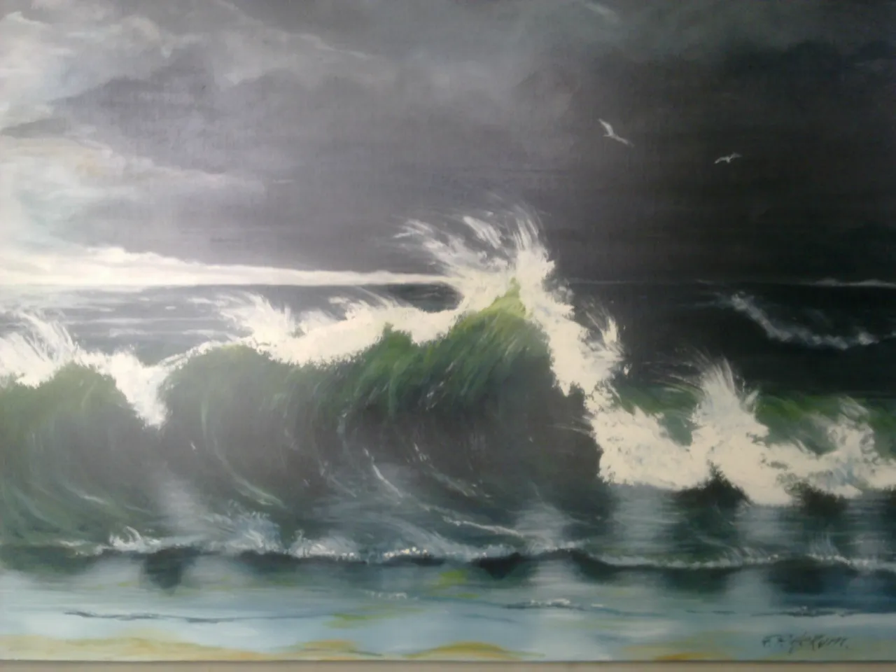 Maleri nr 2 90 cm X 120 cm